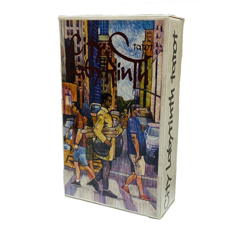 City Labyrinth Tarot Cards 78  - Tarot Cards Deck With Guidebook ulasan dan harga