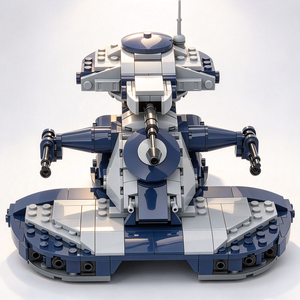 MOC Classic Star Movie Accesso - Lego Compatible Military Tank ulasan dan harga